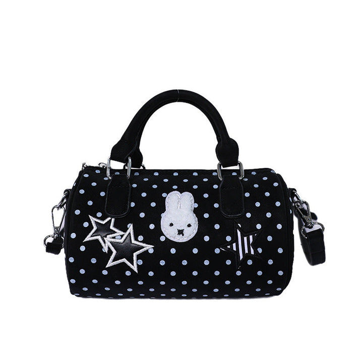 Fun Embroidered Polka Dot Handbag Kalsten