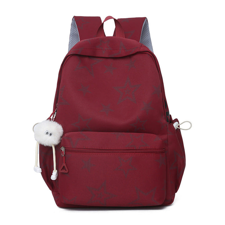 Star-Embellished Casual Backpack Kalsten