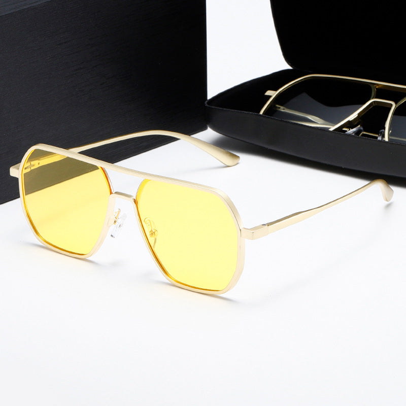 Women's innovative fashionable sunglasses with rectangular frame Kalsten