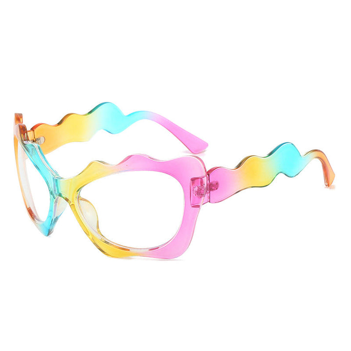 Ladies extravagant sunglasses with wavy frame design Kalsten