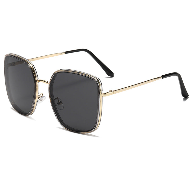 Ladies square sunglasses with luxurious metal frame and UV protection Kalsten