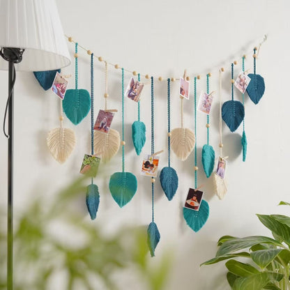 Decorative Macrame Leaf Garland