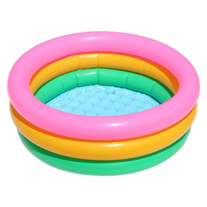 Ladies inflatable paddling pool with colorful sea design Kalsten