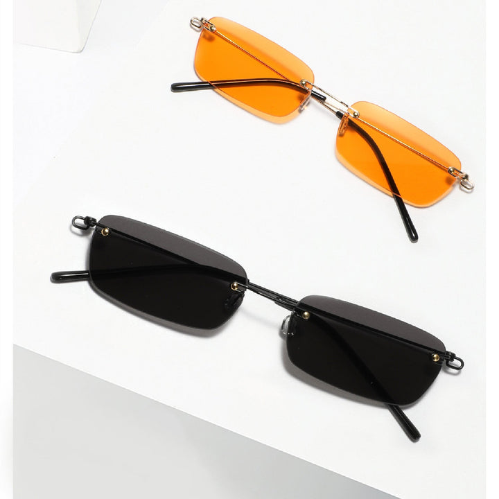 Ladies stylish rectangular sunglasses with high-quality metal frame Kalsten