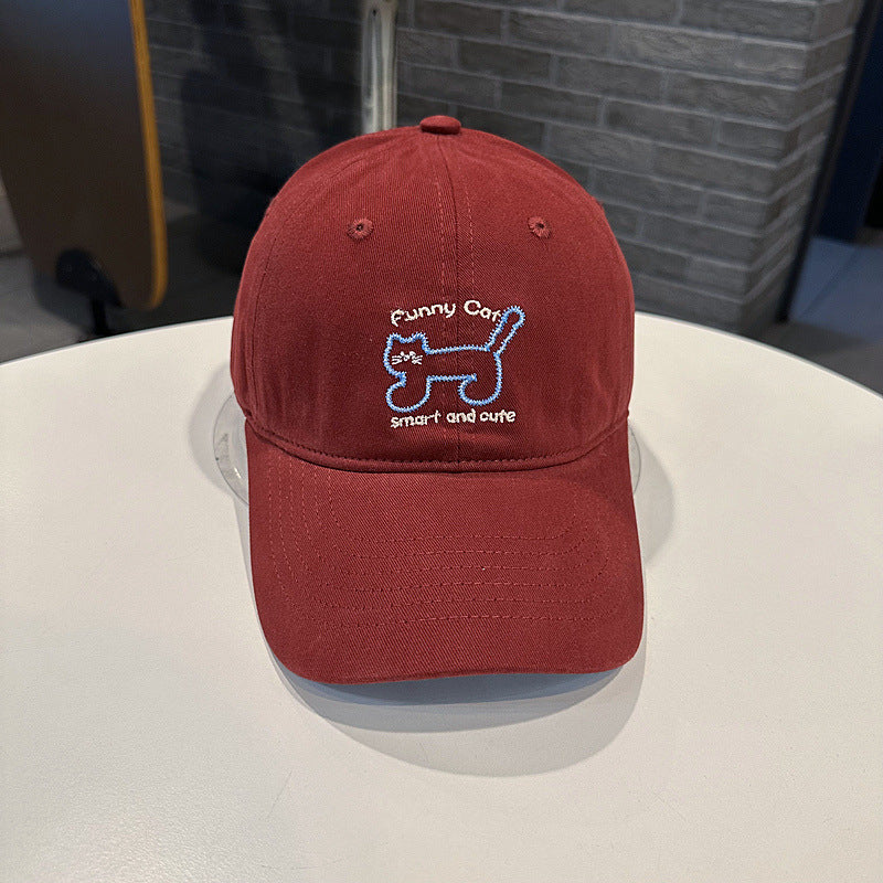 Women's Playful Cat-Themed Baseball Cap Kalsten