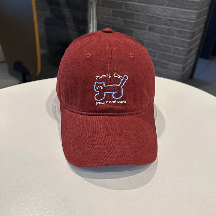 Women's Playful Cat-Themed Baseball Cap Kalsten
