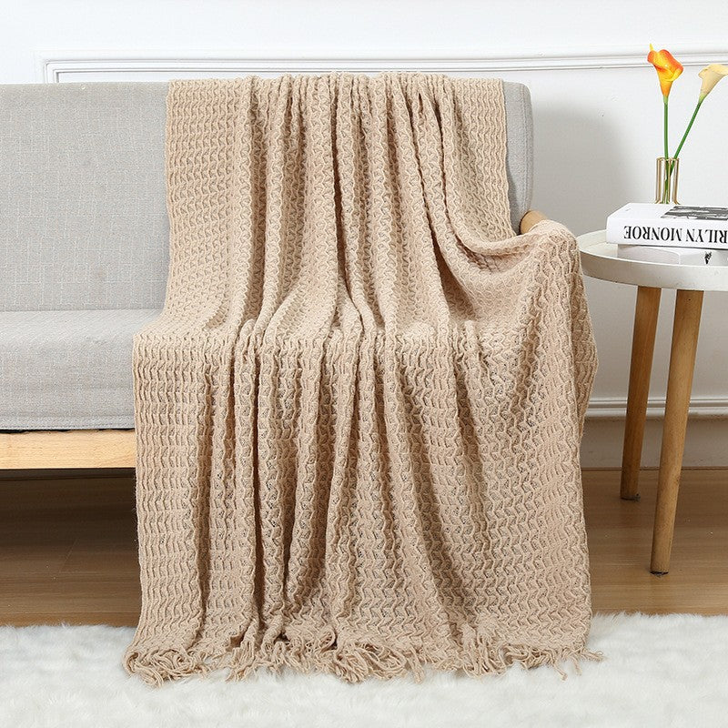 Cozy Knit Blanket Kalsten
