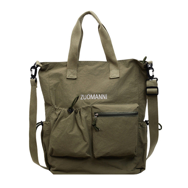 Tote bag with multifunctional outer pockets and adjustable shoulder strap Kalsten