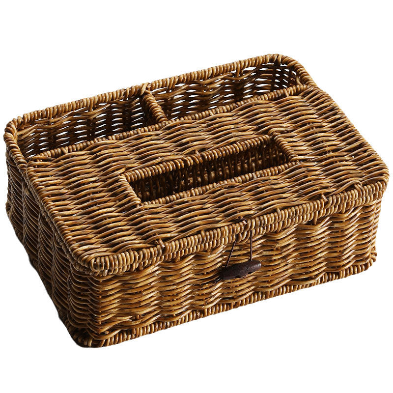 Woven Storage Organizer with Divided Compartments Kalsten