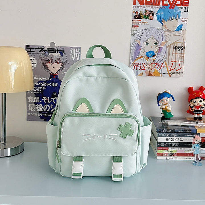 Cute Cat Ears School Backpack