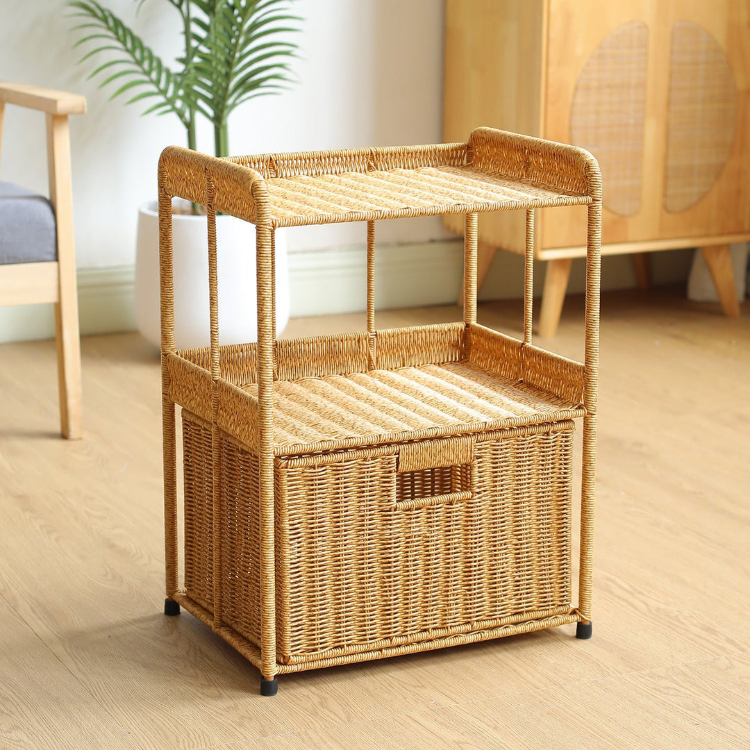 Three-Tier Open Weave Storage Rack Kalsten