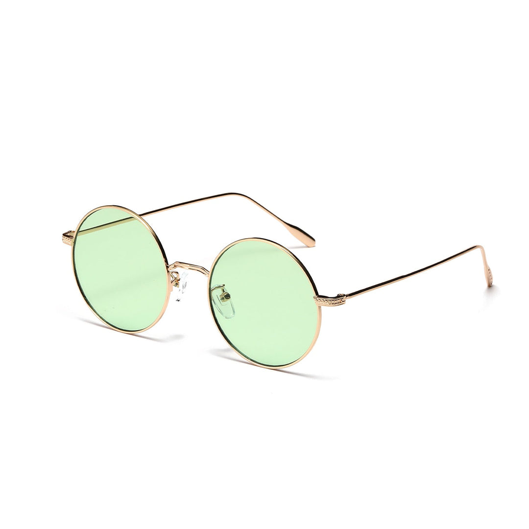 Women round fashionable sunglasses with glamorous frame Kalsten