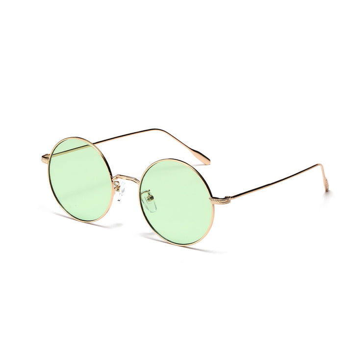 Women round fashionable sunglasses with glamorous frame Kalsten
