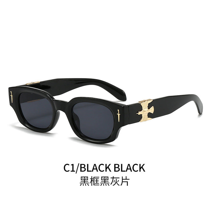 Women's fashionable sunglasses in exclusive tortoiseshell design with elegant metallic accents Kalsten