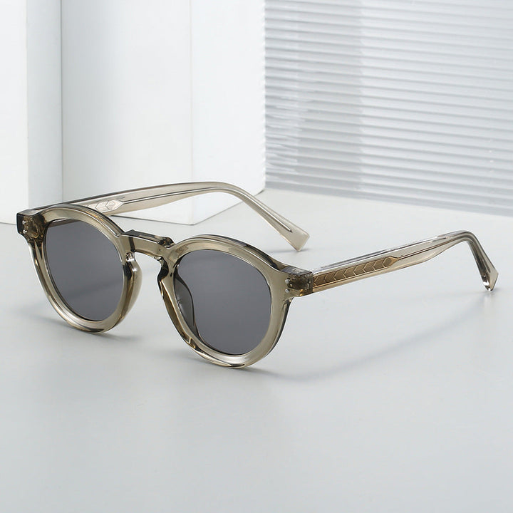 Ladies fashionable sunglasses in a stylish round design by Kalsten