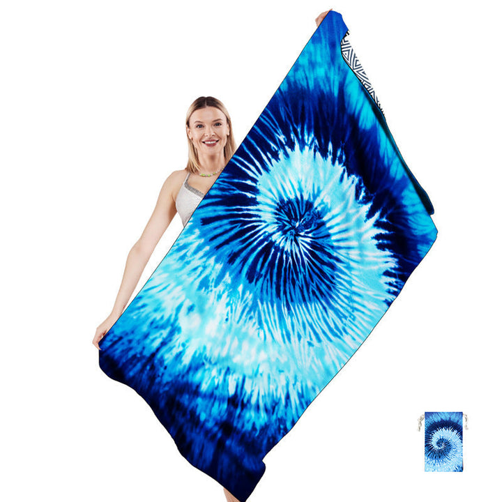 Beach towel with artistic mandala design Kalsten