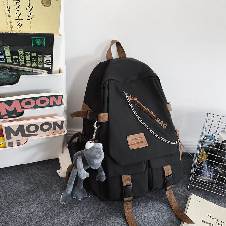 Casual Multi-Pocket School Backpack Kalsten