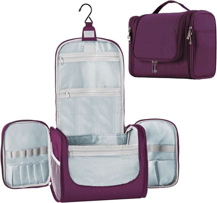 Cosmetic organizer with hooks and multiple compartments Kalsten