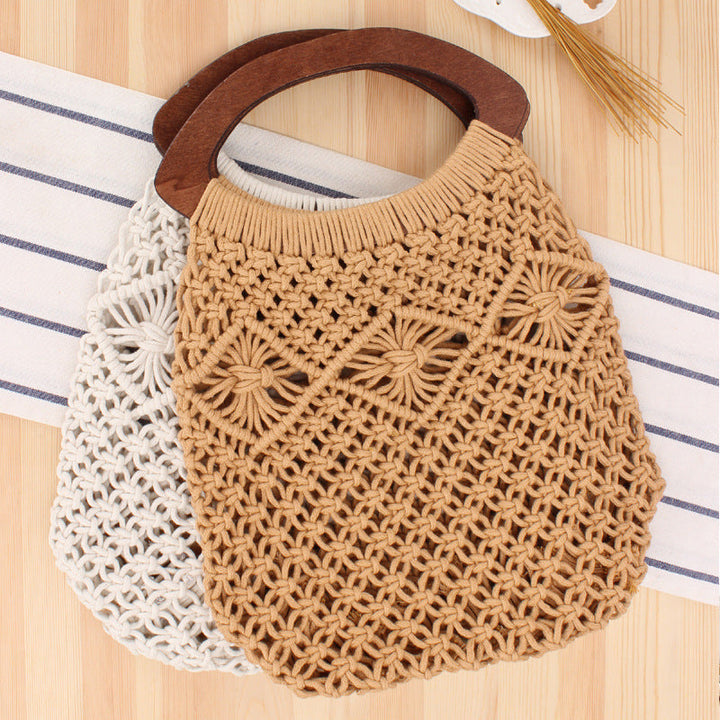 Handcrafted Macrame Beach Bag Kalsten