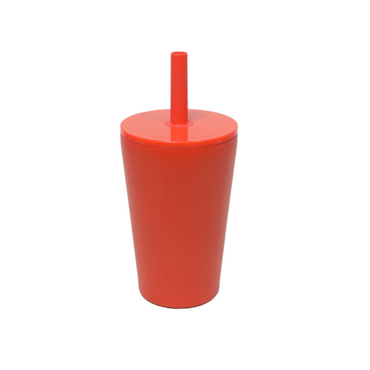 Unisex stylish to-go drinking cup with integrated straw Kalsten