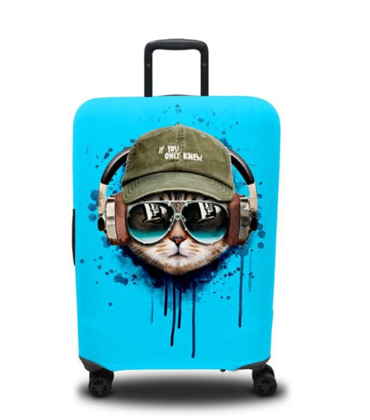 Unisex nan Children's hard shell suitcase with printed front of a well-known video game character, telescopic handle and 360° smooth-rolling wheels Kalsten