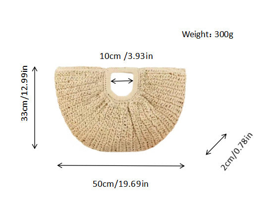Handbag with Unique Fold Structure Kalsten