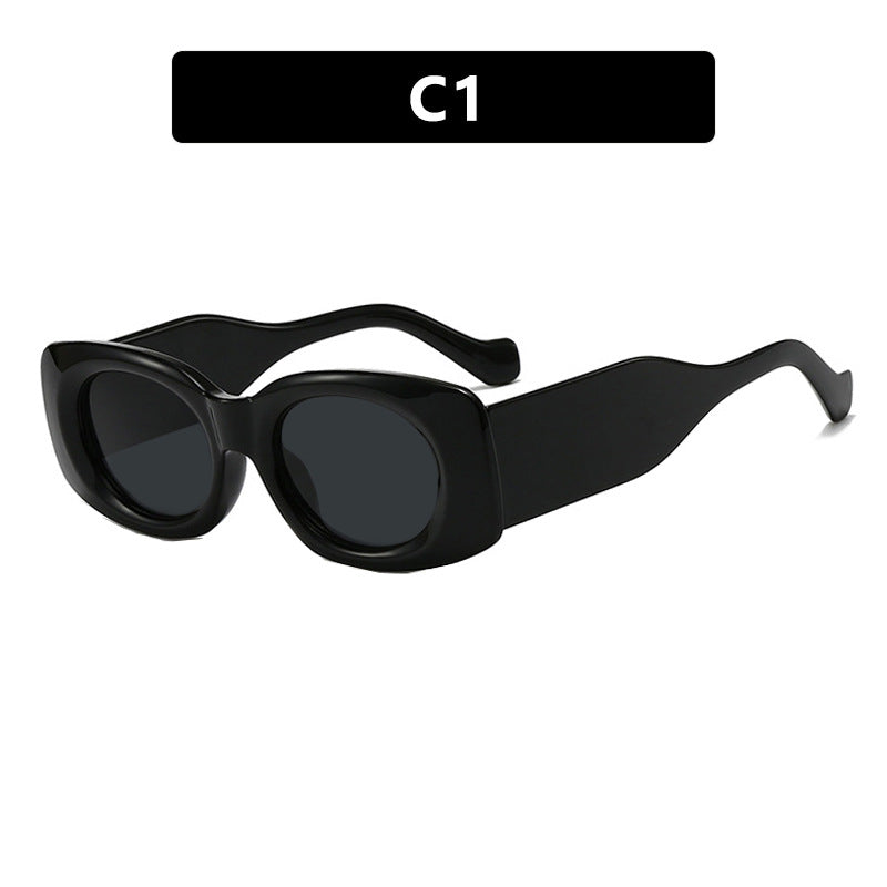 Ladies futuristic sunglasses in elegant square design Kalsten