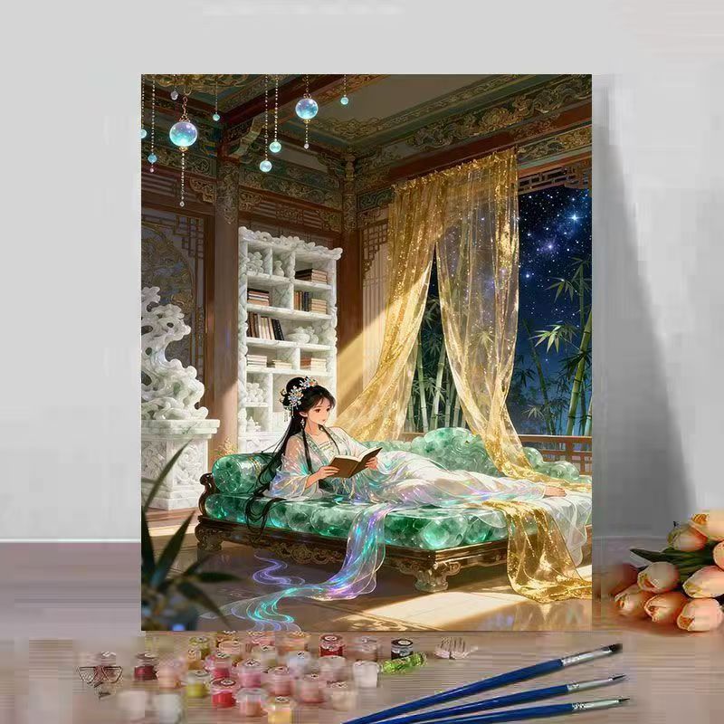 Fantasy Landscape Paint by Numbers Art Kit Kalsten