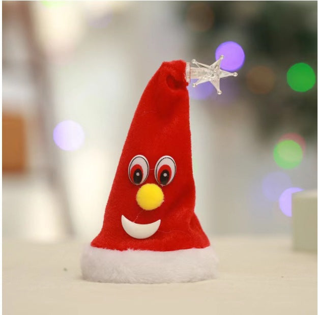 Parachuting Santa Claus Hanging Christmas Ornament With Fabric Canopy And Decorative Suspension Cords