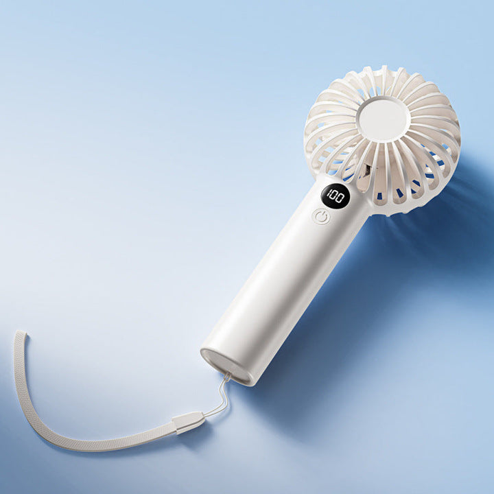 Ladies portable high-speed handheld fan with digital control Kalsten