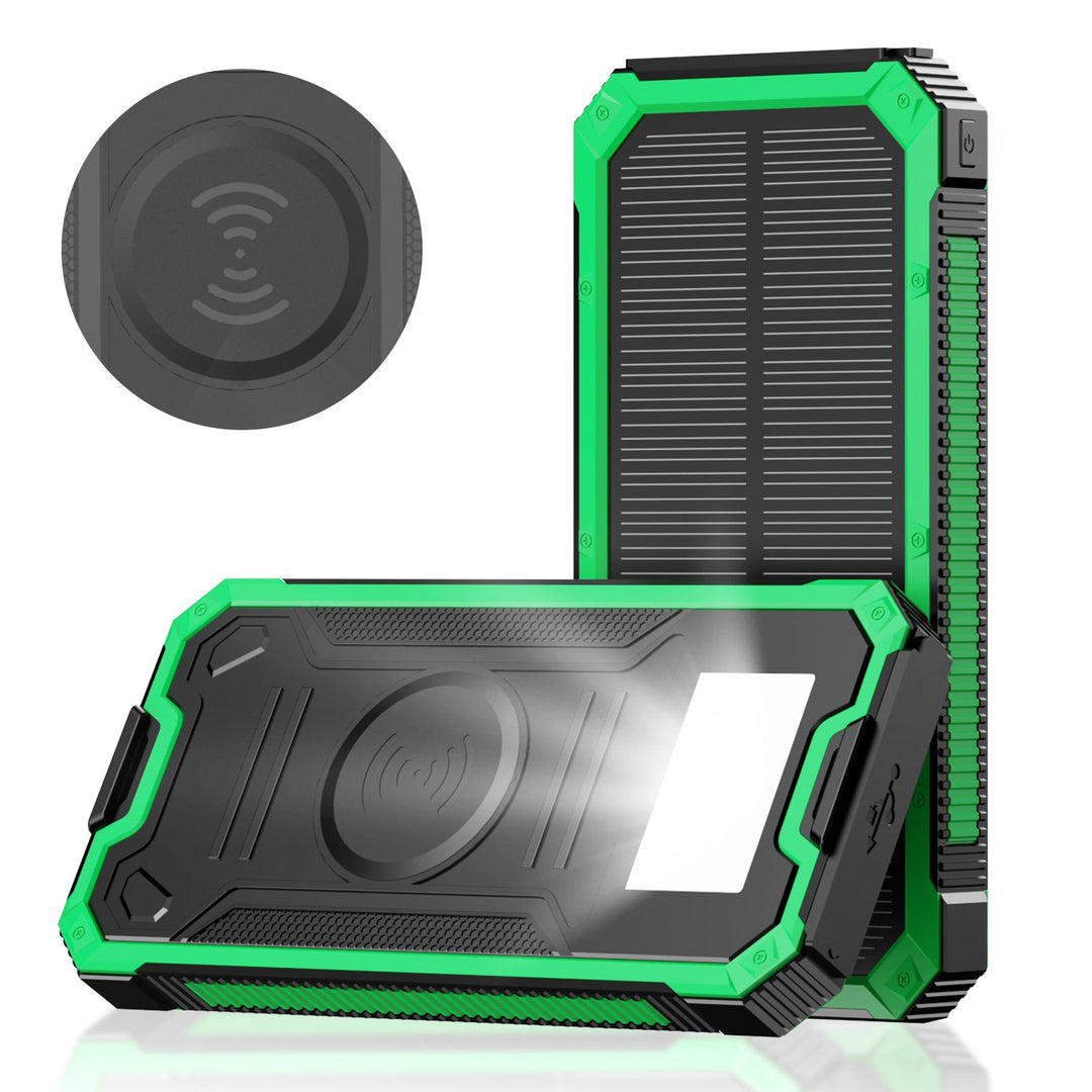 Solar-powered power bank with fast charging function and wireless charging option Kalsten
