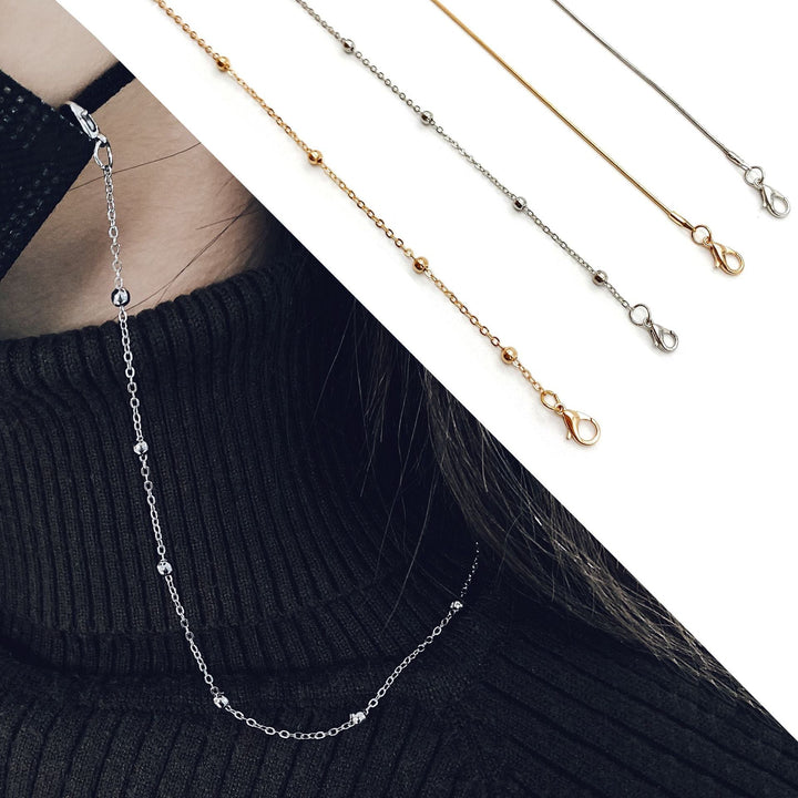 Sleek Metal Chain Eyewear Retainer Kalsten
