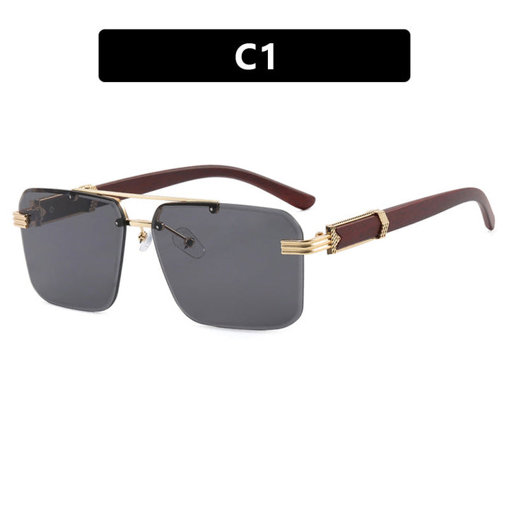 Women's geometric oversized sunglasses with trendy design and luxurious accents Kalsten