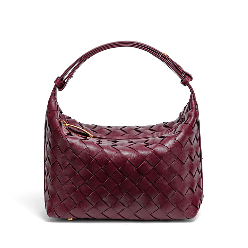 Woven Leather Handbag Acalora