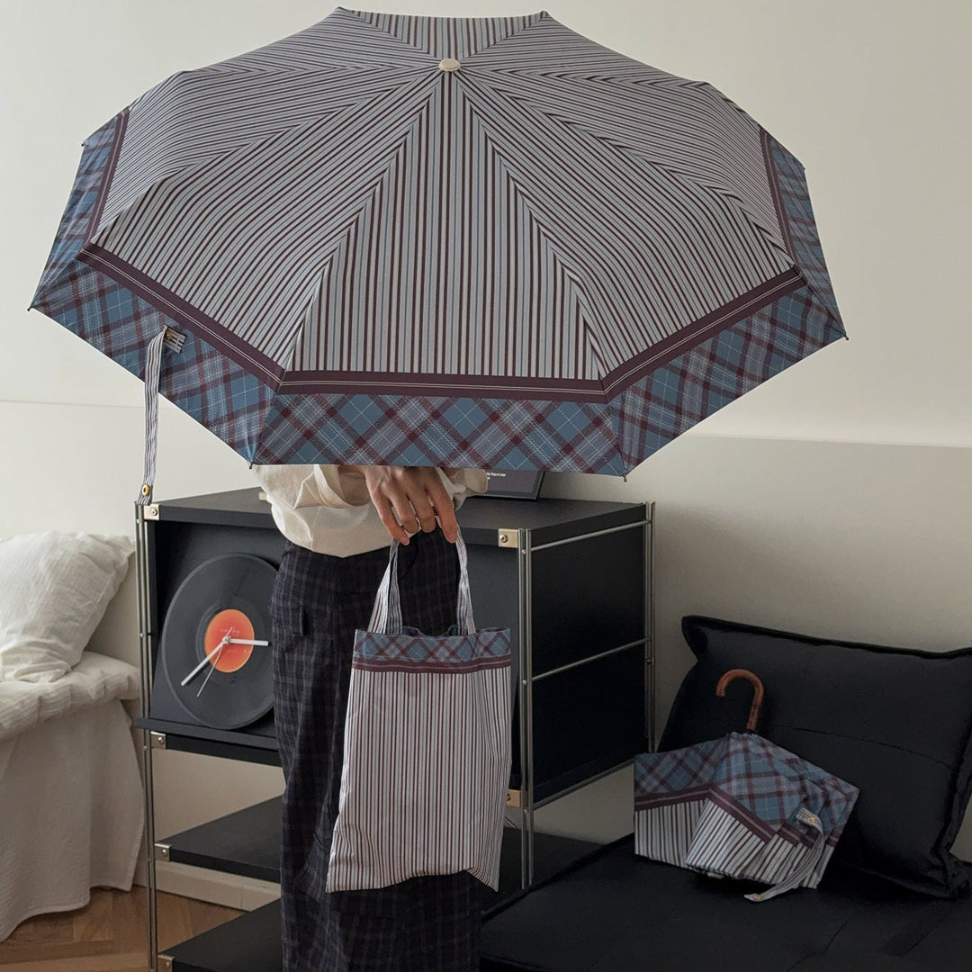 Women's foldable shopping bag with umbrella Kalsten