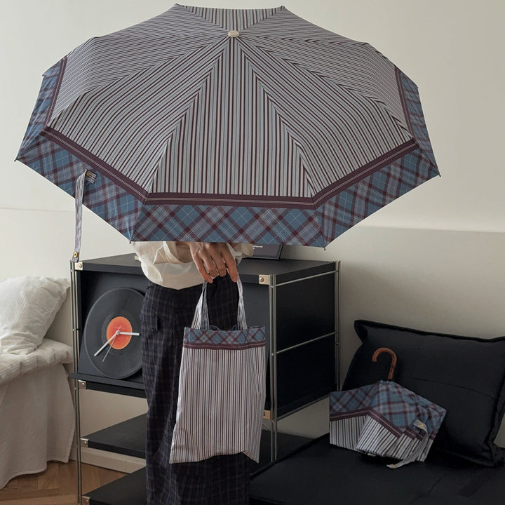 Women's foldable shopping bag with umbrella Kalsten