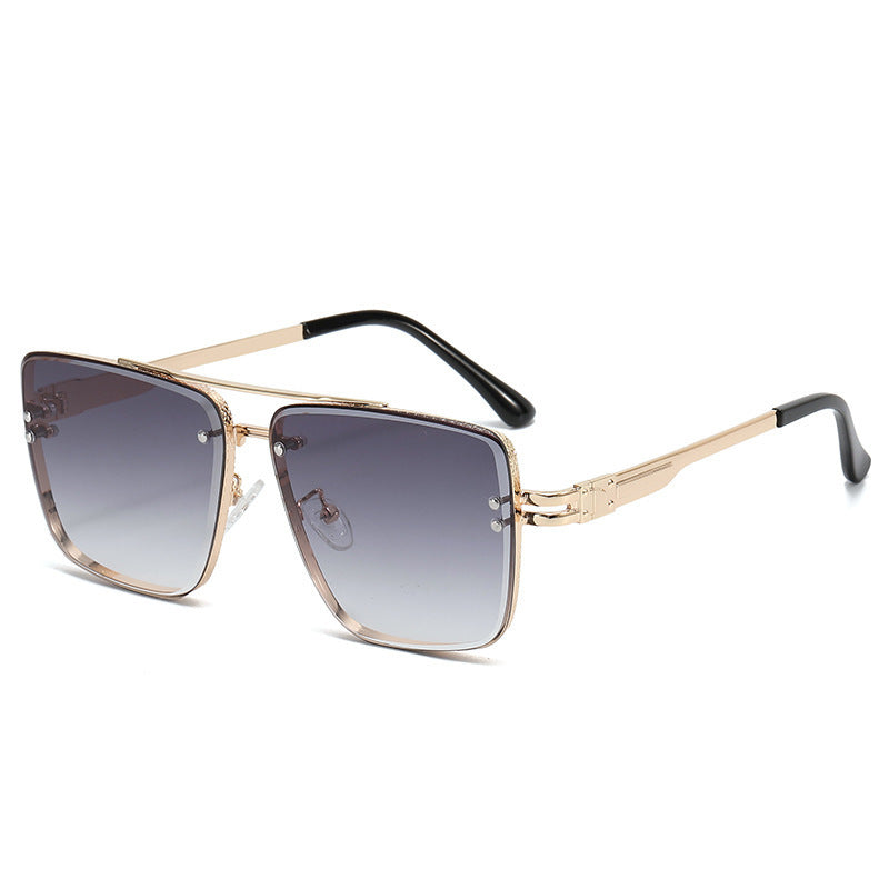 Women Elegant Oversized Sunglasses with Gradient Lenses and Eye-Catching Frame Kalsten