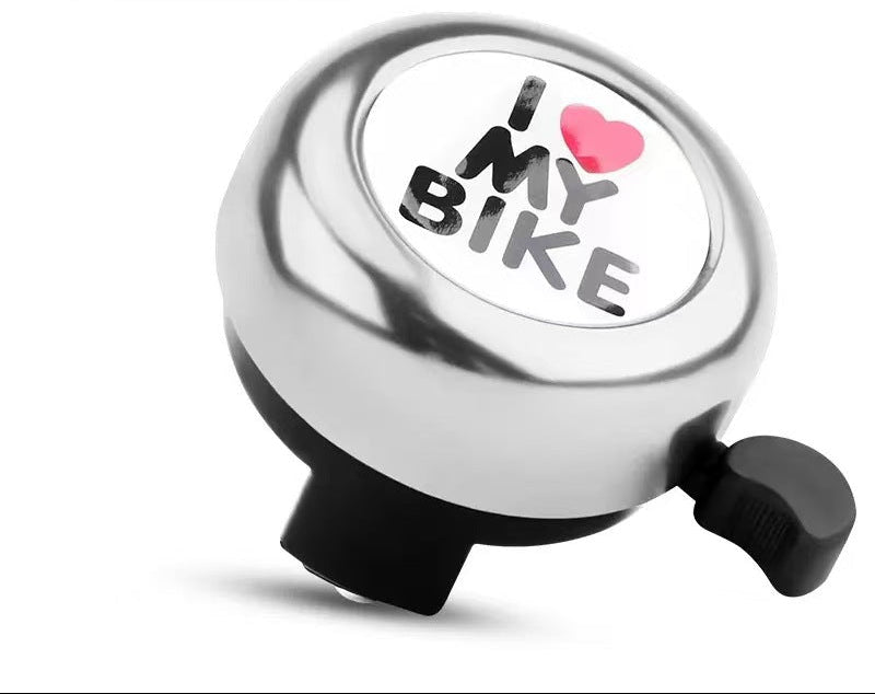 compact stainless steel handlebar bell with quick-release thumb lever Kalsten