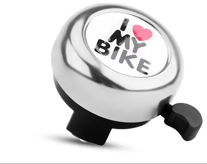 compact stainless steel handlebar bell with quick-release thumb lever Kalsten