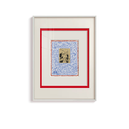 Framed Abstract Botanical Art Print