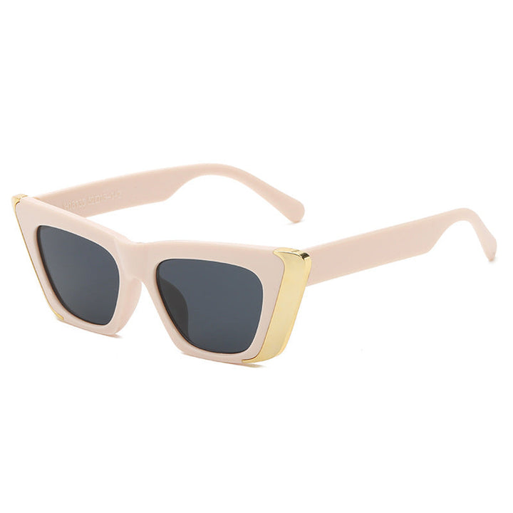Women's fashionable sunglasses with square frame and luxurious inner lining Kalsten