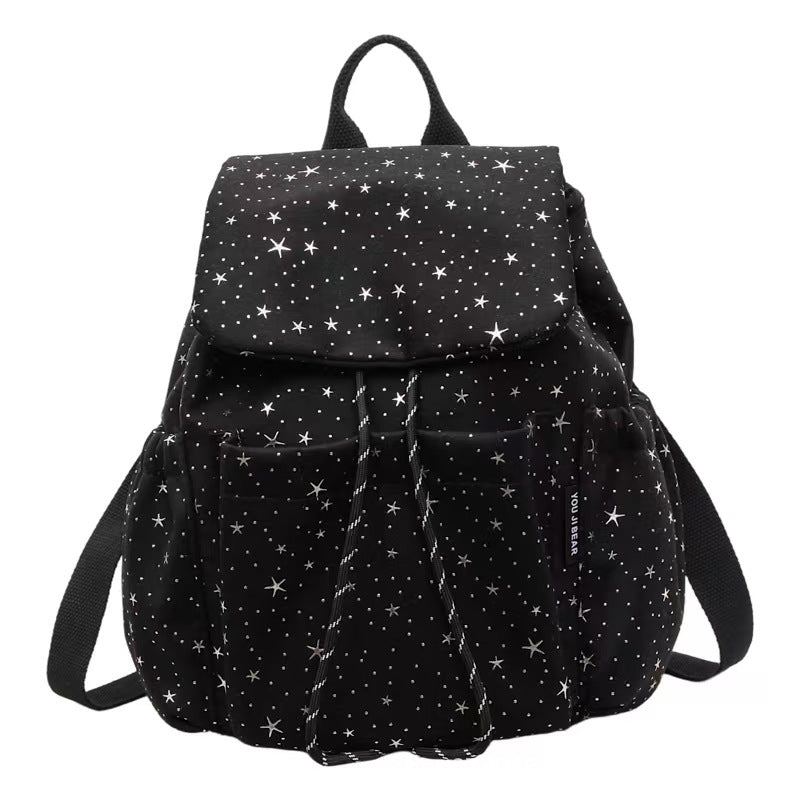 Starry Print Casual Backpack Kalsten