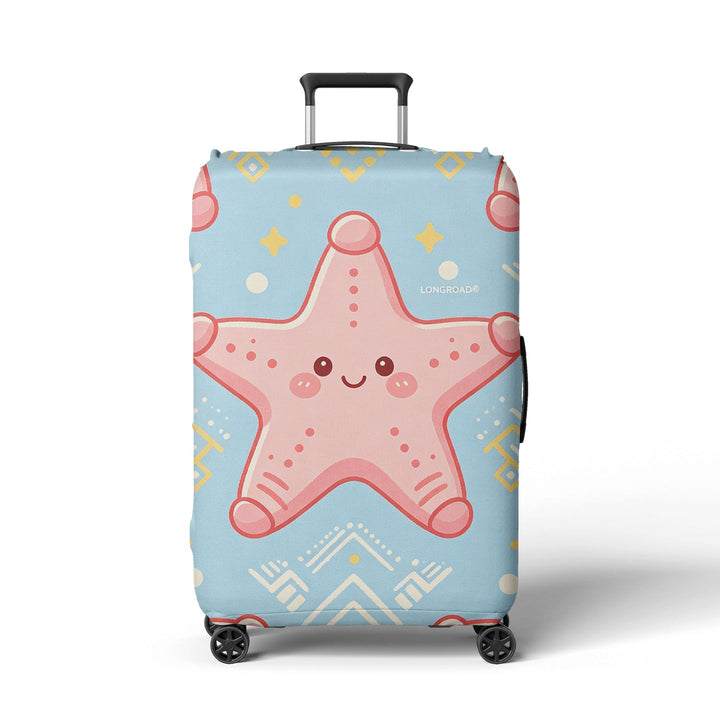 Women's suitcase cover with cheerful Kalsten  motif