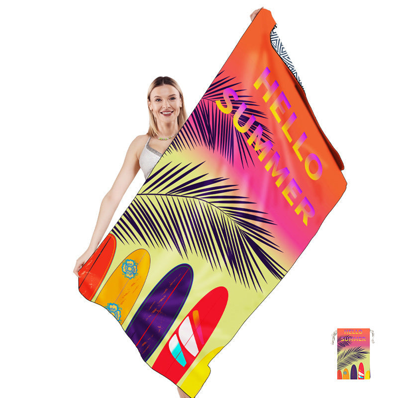 Multifunctional beach towel in creative mandala design Kalsten