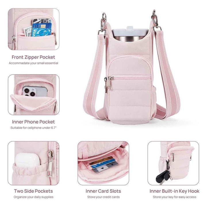 Practical shoulder bag with integrated card pocket Kalsten