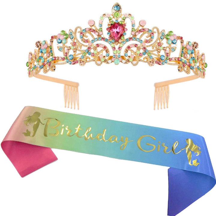 Ladies Glittering Tiara with Sparkling Rhinestones Kalsten
