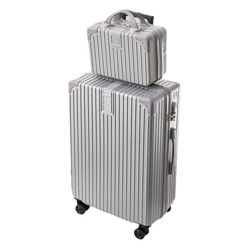 Unisex Textured Multi-Functional Hard-Shell Luggage Kalsten