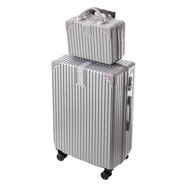 Unisex Textured Multi-Functional Hard-Shell Luggage Kalsten