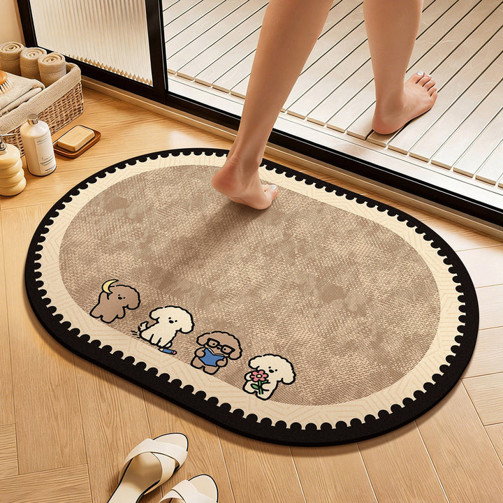 Decorative Bath Mat Kalsten