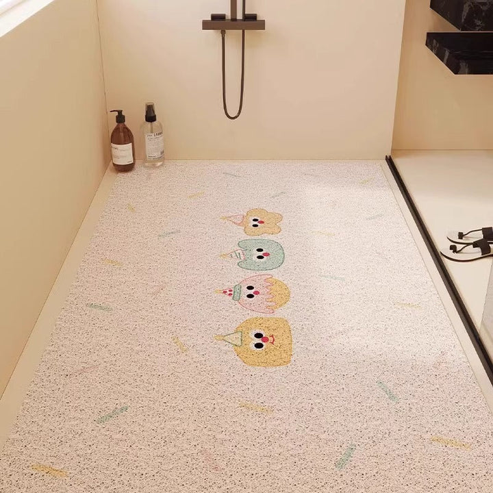 Fun Dinosaur-Themed Bathroom Mat Kalsten